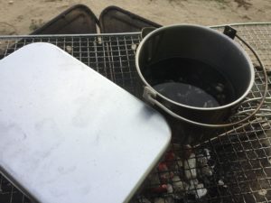 メスティンで炊飯