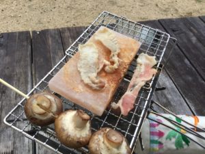 マルチロースターと岩塩プレート