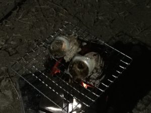 ネイチャーストーブでサザエ