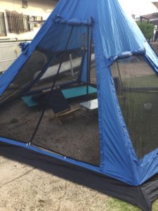 昔のワンポールテント