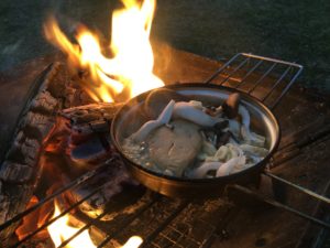 アルミパーソナルクッカーのフライパン