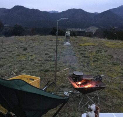 鳥取県山盛りキャンプ場は絶景で温泉もある。家族風呂なので安心して入れるキャンプ場