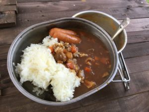 メスキットカレー