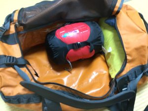 ミニマムキャンプのパッキング①