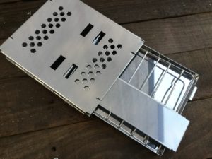 カマド型焚火台の収納時