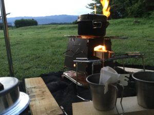 チタンマグとネイチャーストーブ