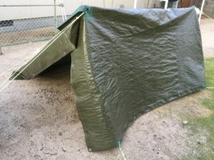 シェルター型目隠し