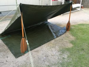 自作タープのビークフライ