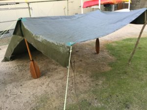 自作タープシェルター型