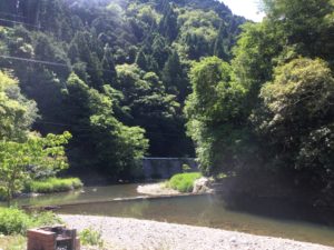 小森キャンプ村の川②
