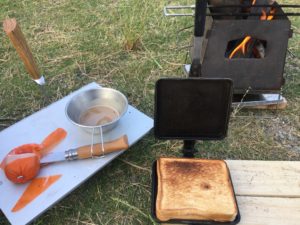 ホットサンド完成