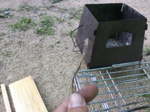 着火の火種にアサヒモ