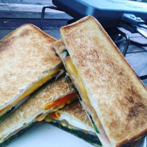 ホットサンド完成