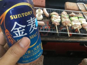 いつも通りの七輪