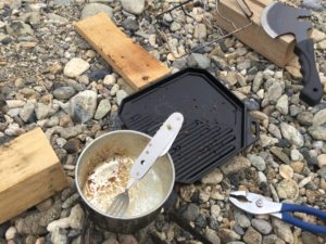 ステーキ完食！