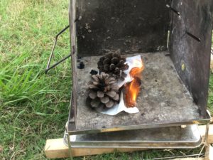 チャークロスとティッシュ