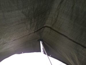 自作タープ内部