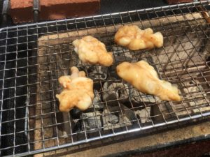 炭火でホルモン