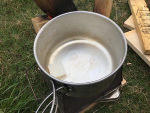 アルミパーソナルクッカーと牛脂