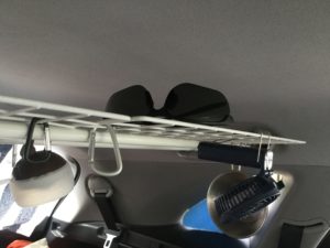 車内泊の棚