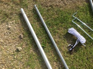 質感をアルミポールと比較