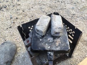 バウルーで両面焼き