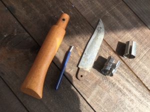 オピネル分解図