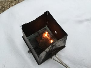 ネイチャーストーブと焚火シート