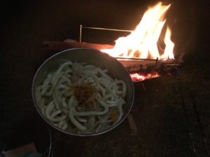 キャンプ飯完成!