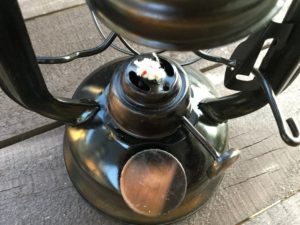 着火口のアップ