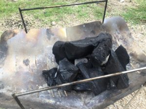 ピコグリルで炭火着火