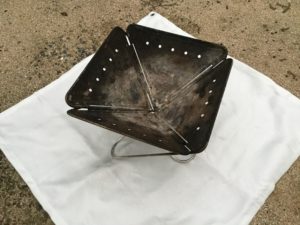 焚火台Lと焚火シート