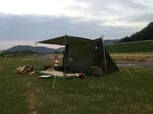 本日のテント