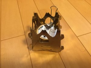 五徳に入れたまま消火