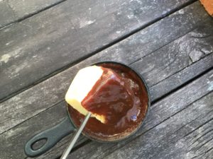 チョコフォンデュ