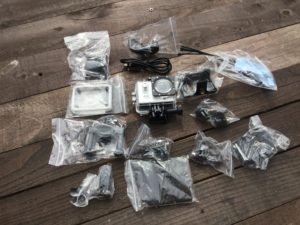 アクションカメラの全部品