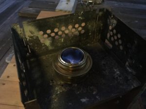 カマド型焚火台をアルストの五徳にしてみる