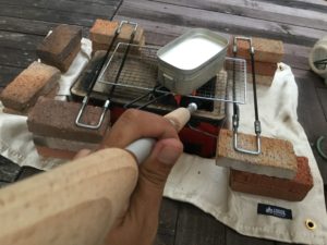 ファイアーサイドブラスター使用中②