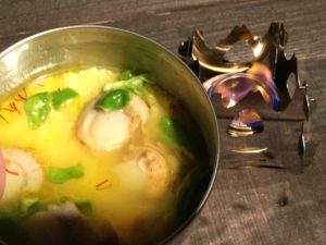 パエリア調理前