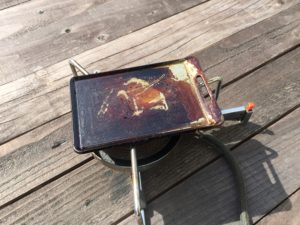 鉄板シーズニング失敗