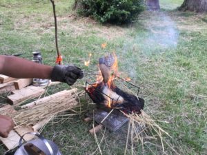 カツオの藁焼き