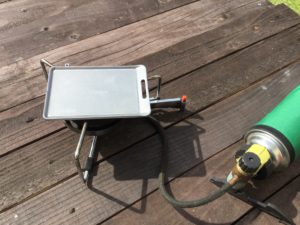 鉄板シーズニング準備