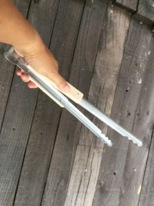 スノーピーク火ばさみのサイズ感