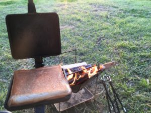 バウルーでホットサンドを作る