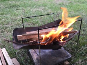 着火に成功！ピコグリル