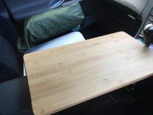 バンブーテーブルを置いてみる