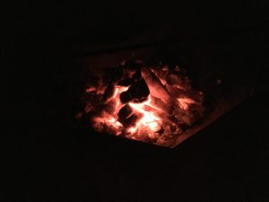熾火の焚火