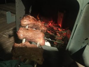 牛カルビの串焼き