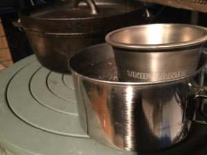 スタッキングマグで熱燗