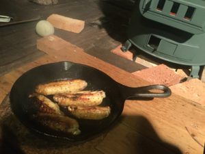 手羽中ハーフの焼き上がり